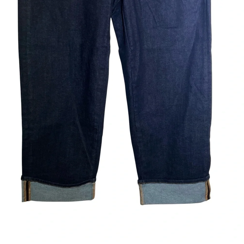 Universal Standard Dark Blue Cuffed Jeans NWT Size 10
